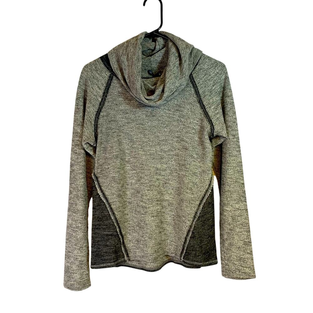 Kuhl Gray Relaxed Fit Hoodie with Cowl Neck Size Small P0305